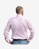 Signature Twill contemporary skjorte - Mid purple