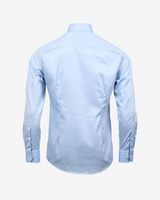 Twill skjorte med stræk Contemporary fit - blå
