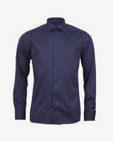 Signature Twill slim fit skjorte - Navy