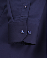 Signature Twill slim fit skjorte - Navy