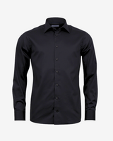 Signature Twill slim skjorte - Sort
