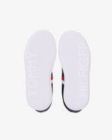 Læder cupsole sneakers - Navy