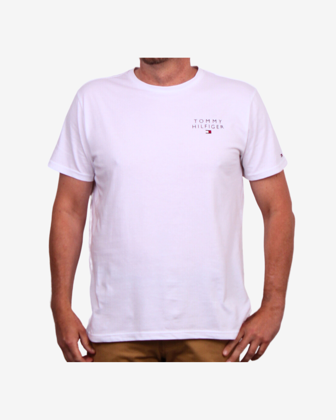 Lounge signatur t-shirt - Hvid –