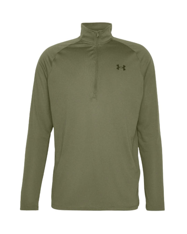 UA Tech 2.0 1/2 Zip - Marine OD Green/Black