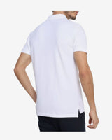 Slim Fit Mesh Polo - Hvid