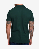 Slim Fit Mesh Polo - Grøn