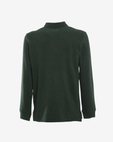 Langærmet polo - pine grøn