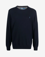 Uld striktrøje - Navy