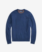 Uld striktrøje - Marineblå