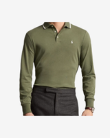 Langærmet polo - Grøn