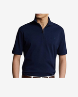 Quarter-zip polo - Navy