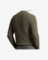 Striktrøje - Olivengrøn