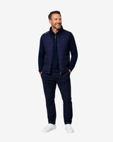 Hybrid Full-Zip Vest - Navy