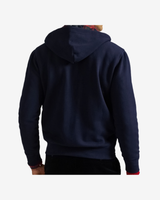 Hættetrøje m. lynlås - Navy