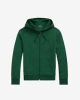 Hættetrøje m. lynlås - Mørkegrøn