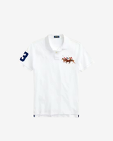 Polo m. triple-pony - Hvid