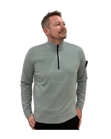 MAGLIA SWEATER MED Lynlås - Grå-Grøn