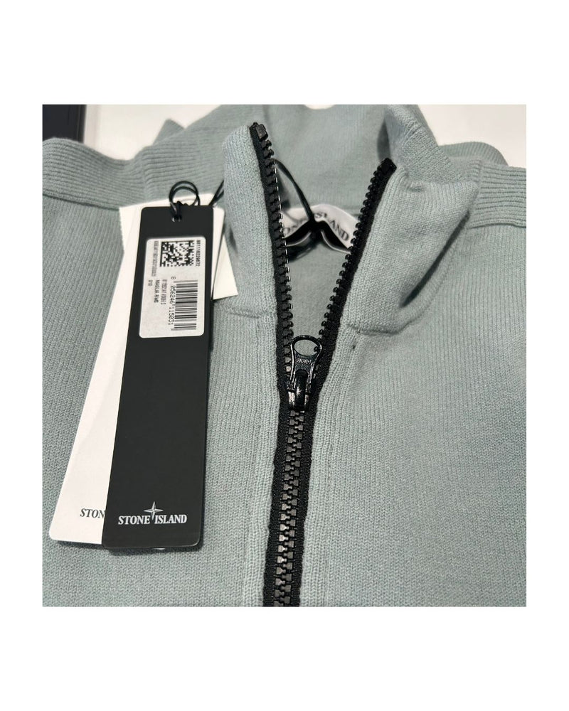 MAGLIA SWEATER MED Lynlås - Grå-Grøn