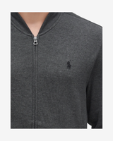 Sweatshirt med lynlås - Grå