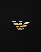 Langærmet shiny logo t-shirt - Sort