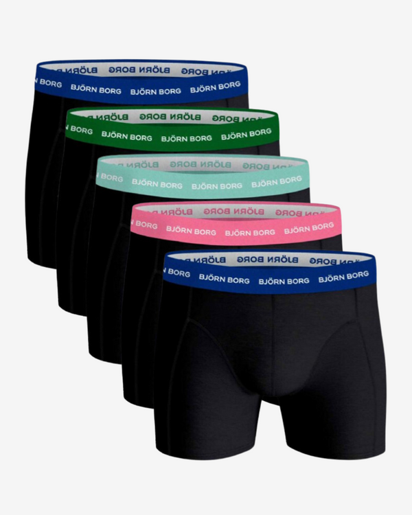 Boxershorts shorts lille logo 5-pak - Sort / Mix