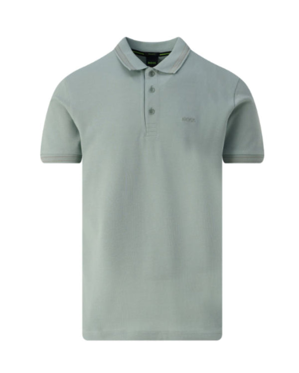 Paddy polo - Open Green kontrast