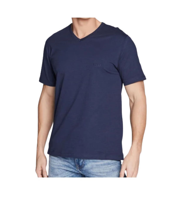 3-pak v-hals t-shirt - open blue