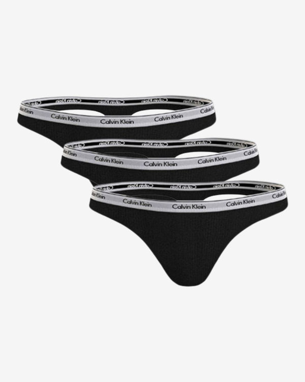 g-streng trusser 3-pak - Sort