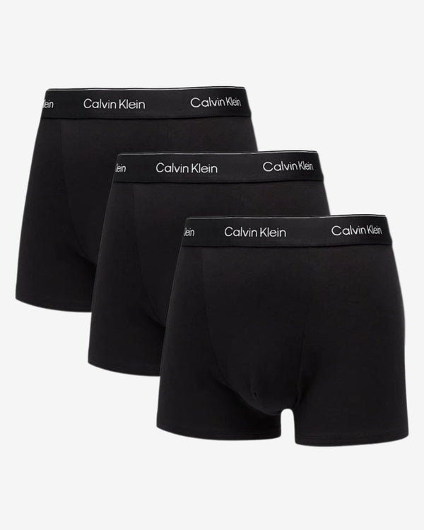 RELAXED FIT TRUNK 3 PAK ICON COTTON STRECH - SORT