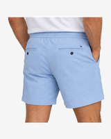 Dover Regular Fit Hørshorts - Blå