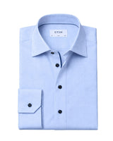 Signature Twill Shirt Contemporary – Navy Details
