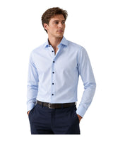 Signature Twill Shirt Contemporary – Navy Details