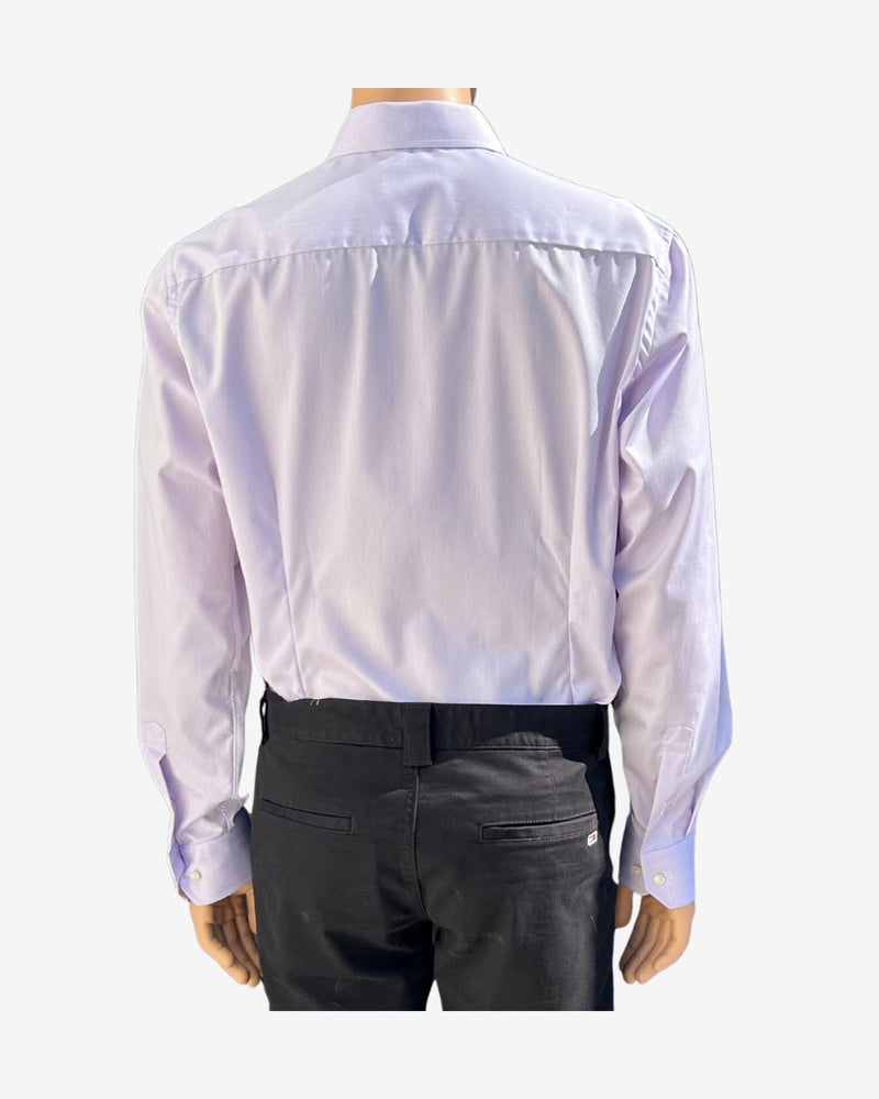 Signature Twill slim fit skjorte - Mid Purple