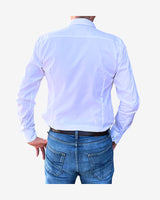 Signature Twill Classic skjorte med brystlomme - Hvid