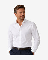 Signature Twill Super slim skjorte - Hvid