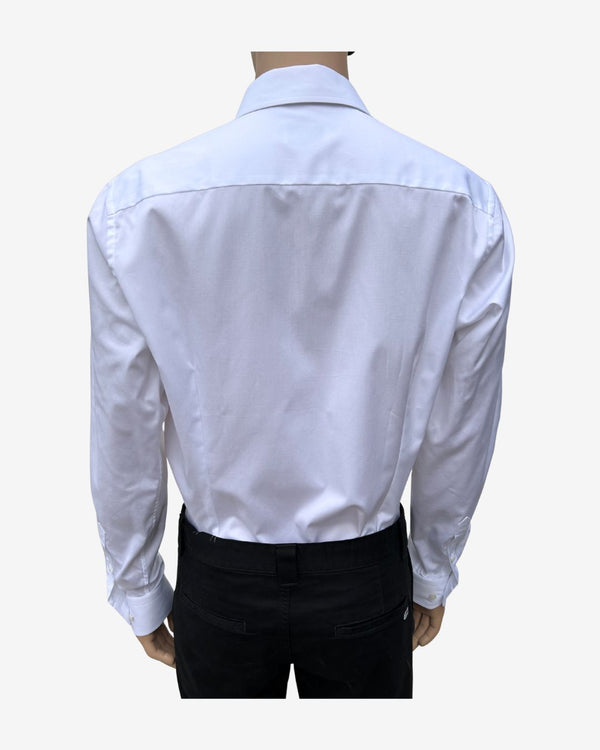 Signature Twill slim skjorte - Lyseblå