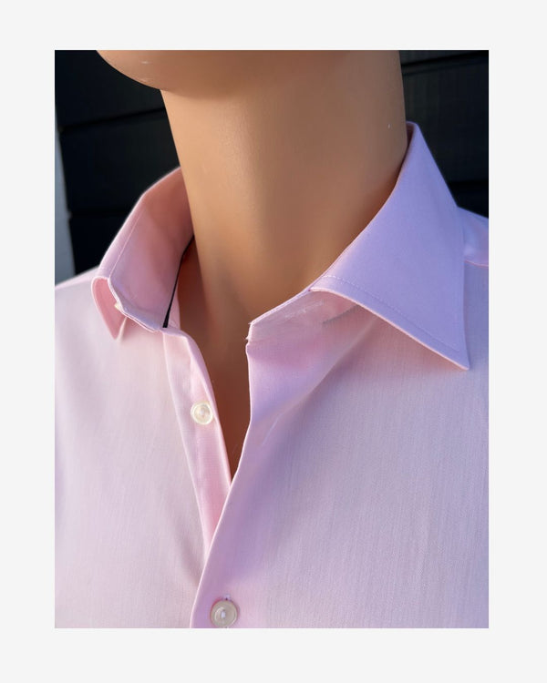 Signature Twill contemporary skjorte - Lyserød