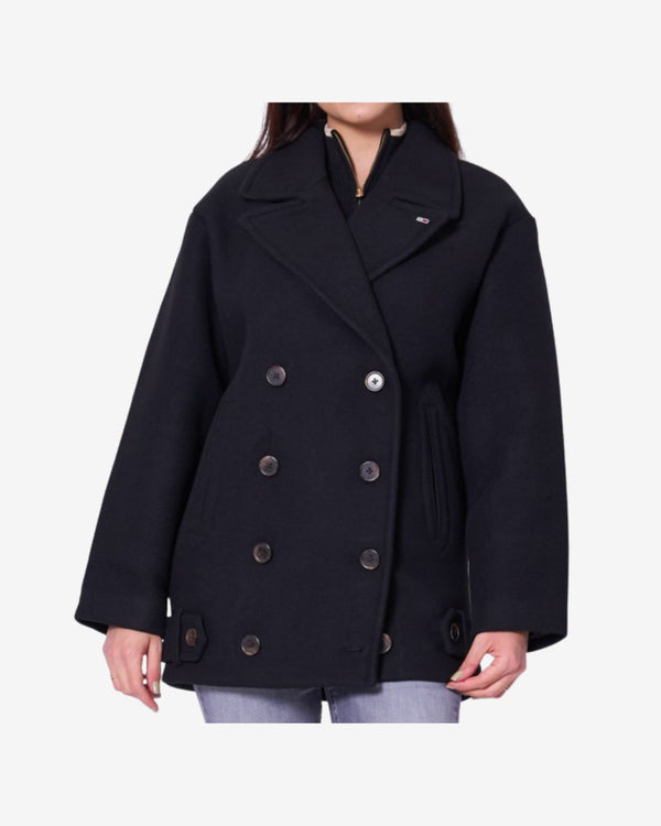 TJW WOOL PEACOAT DAME - Navy