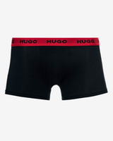 Boxershorts trunk lavtaljet 3-pak - Sort / Rød