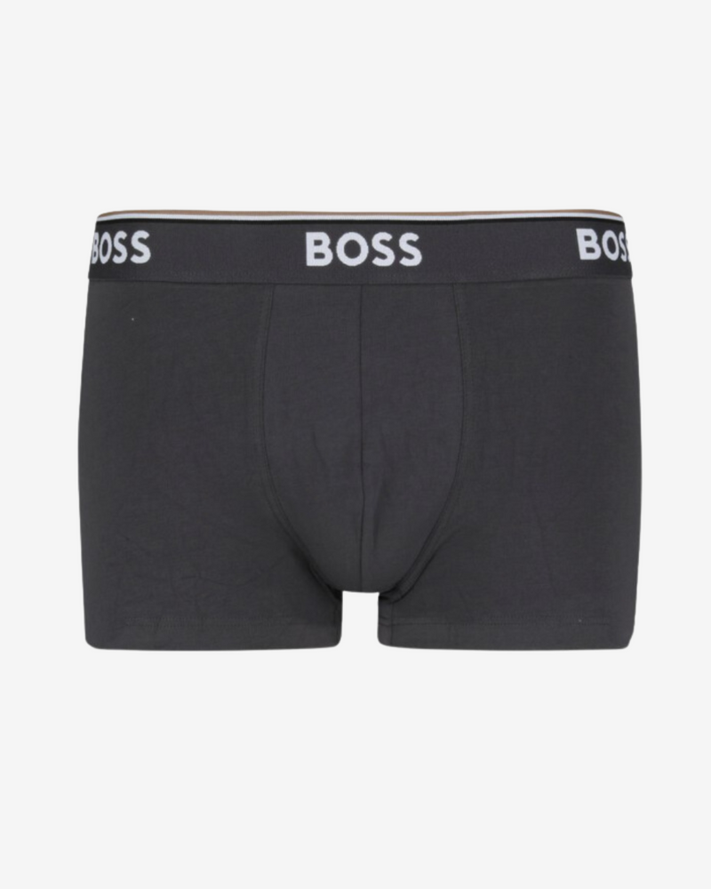 Boxershorts trunk power 3-pak - Sort / Blå / Grå