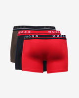 Lange boxershorts 3-pak - Rød mix