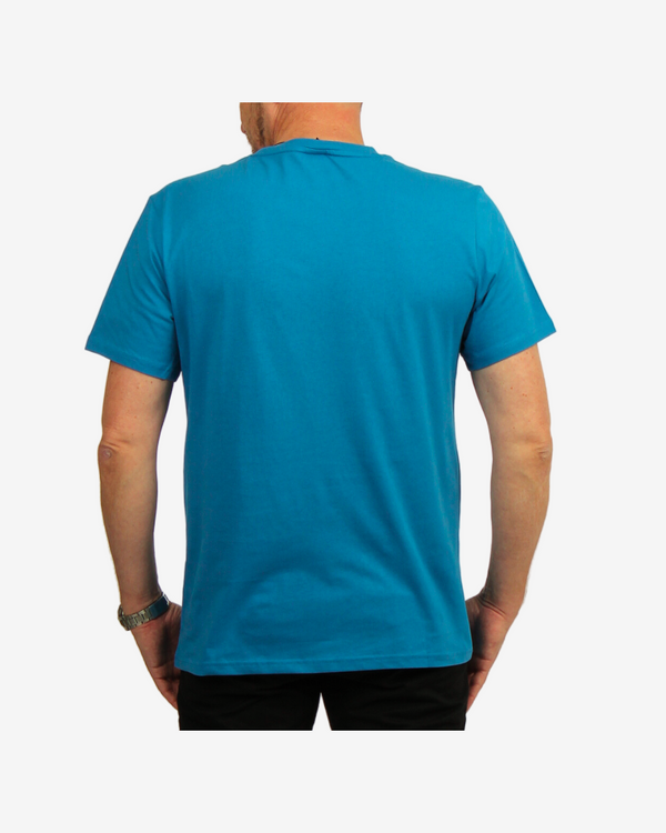 T-Shirt i økologisk bomuld - Turkis
