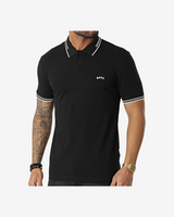 Paul curved polo - Sort