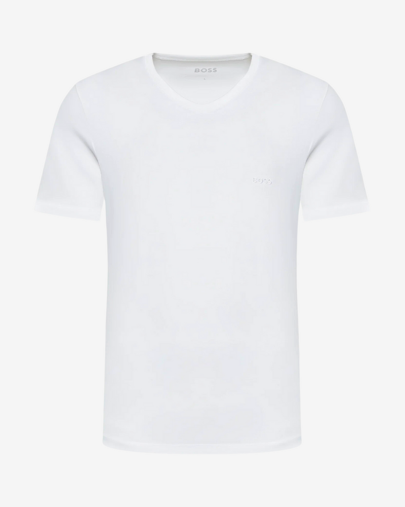 3-pak v-hals t-shirt - Sort / Grå / Hvid