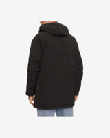 TECH CANVAS PARKA DUN JAKKE - Sort