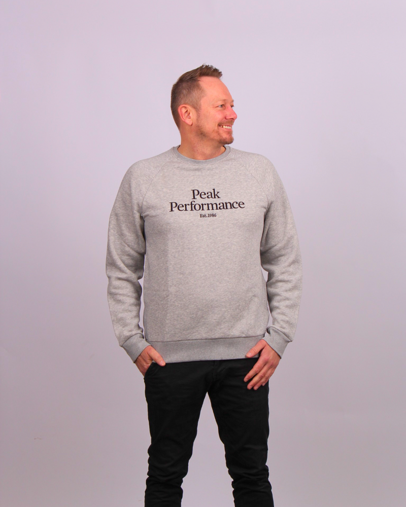 Original stor logo sweatshirt - Grå