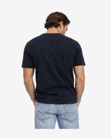 Global Stripe Piqué T-shirt - Blå