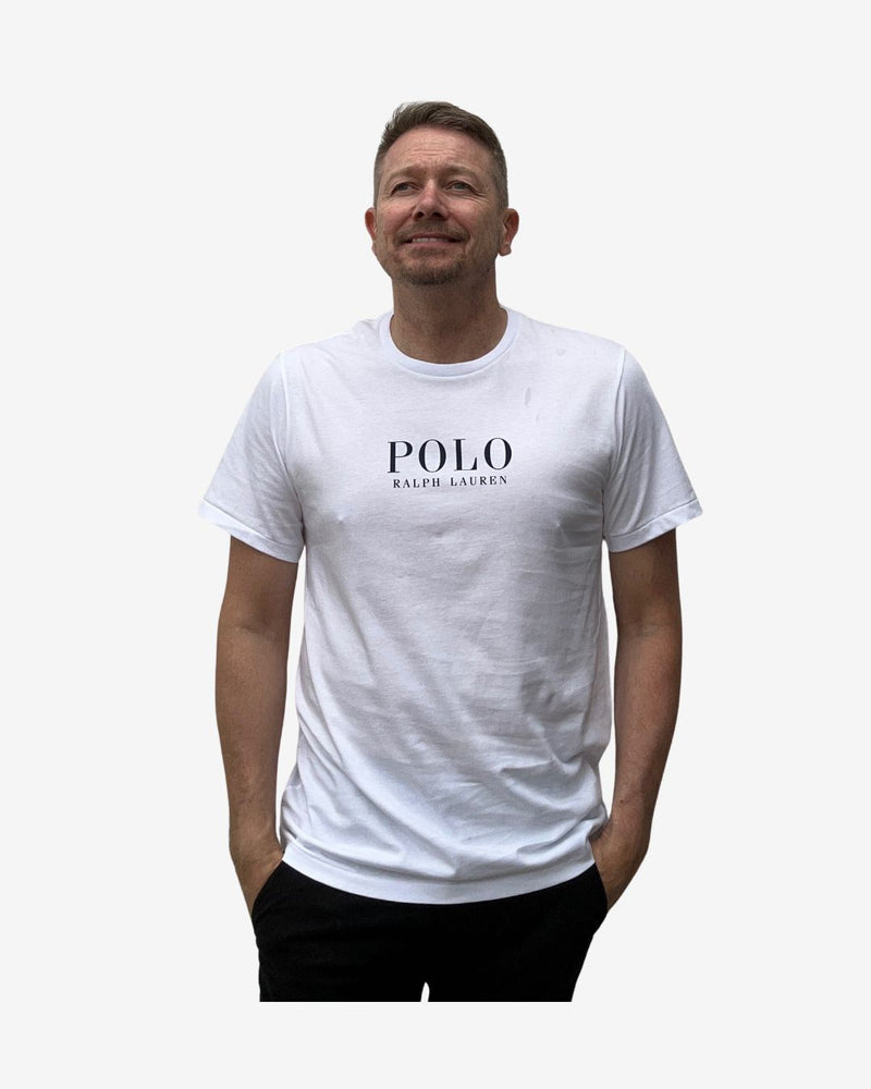 Rundhals T-shirt - Hvid