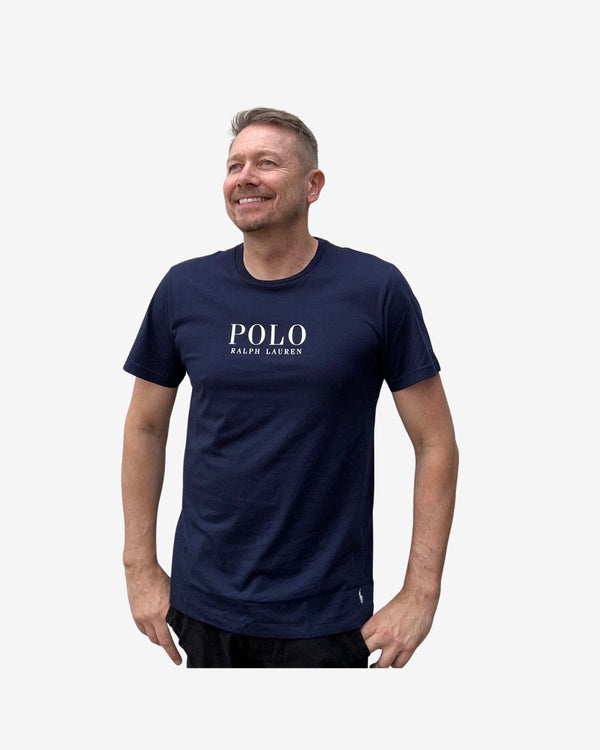 Rundhals T-shirt - Navy
