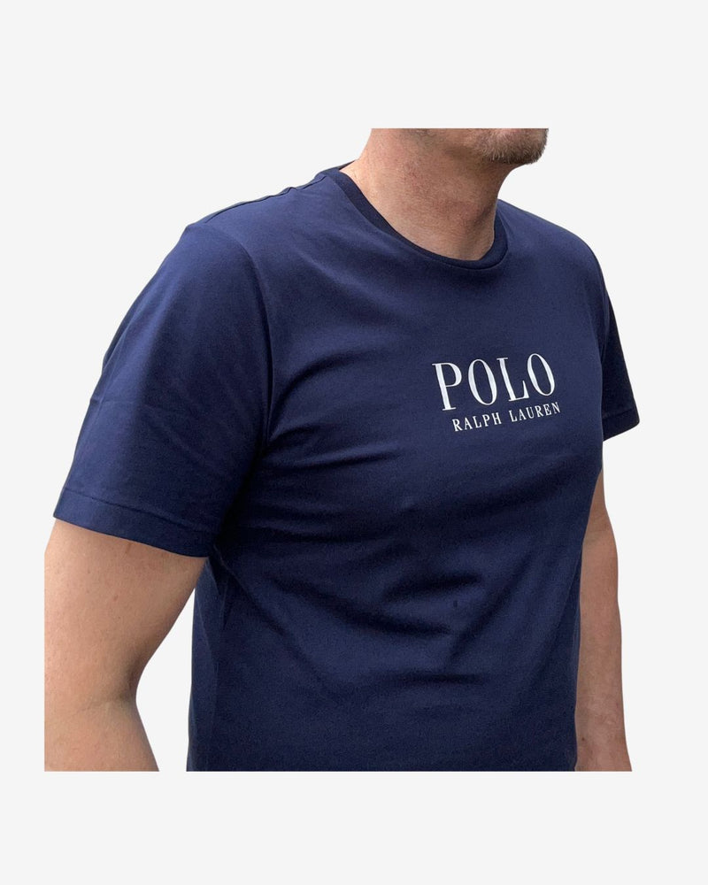Rundhals T-shirt - Navy